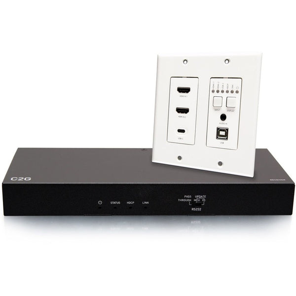 C2g Hdmi Hdbaset Wall Plate Tx Box Rx