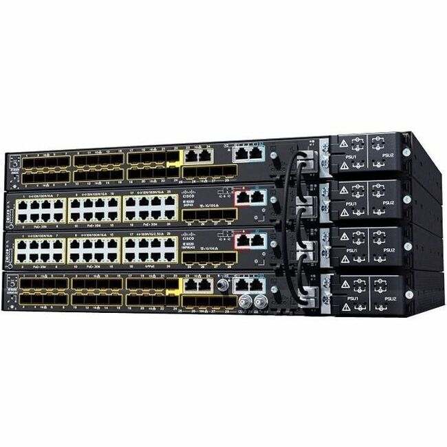 Cisco Systems Ie9300 W/ 24 Ports Ge Sfp Downlinks & 4 Ports Ge Sfp Uplinks