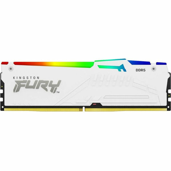 Kingston 64gb 5200mt/s Ddr5 Cl40 Dimm (kit Of 4) Fury Beast White Rgb Xmp