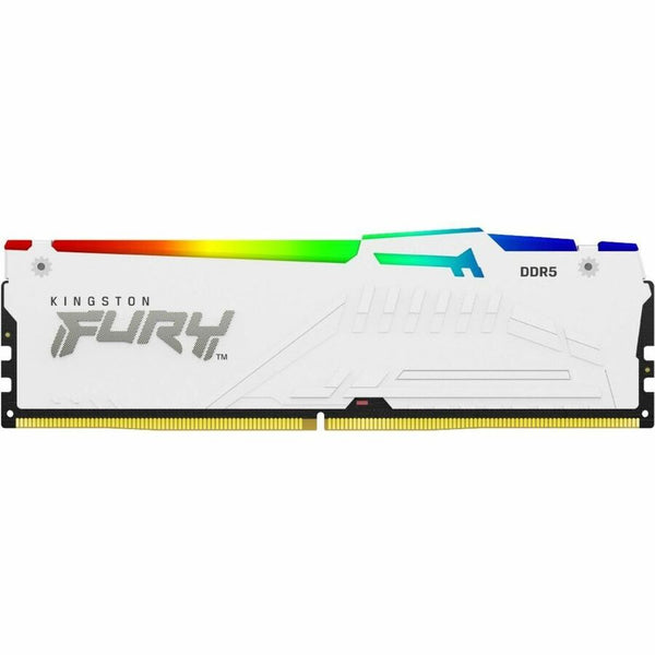 Kingston 64gb 5600mt/s Ddr5 Cl40 Dimm (kit Of 4) Fury Beast White Rgb Xmp