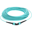 Add-on 14m Mpo/upc To Mpo/upc Aqua Om4 Ofnr (riser-rated) 12-strand Fiber Patch Cable