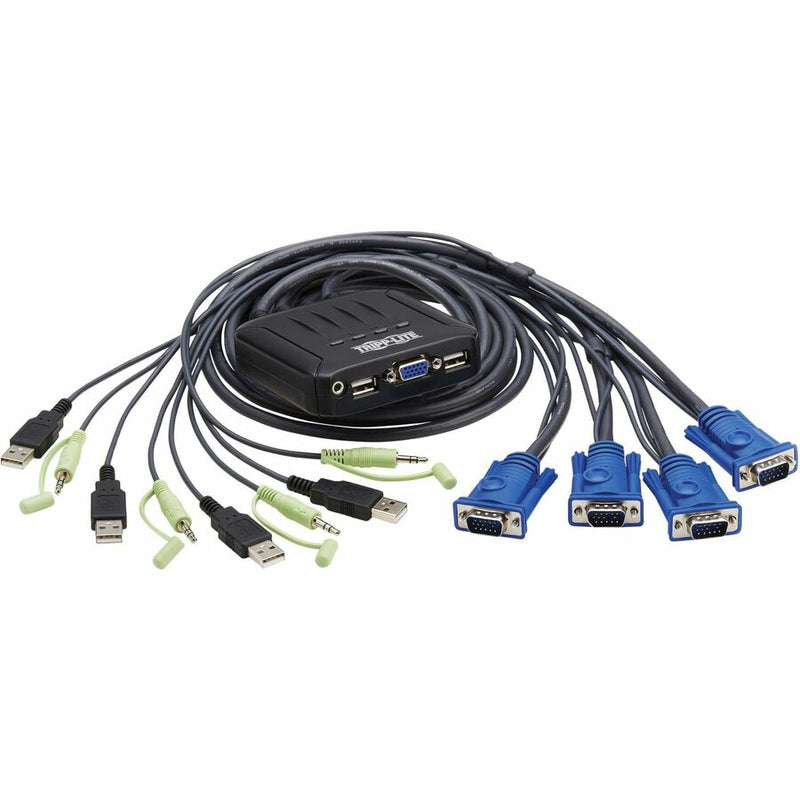 Tripp Lite Vga Kvm Switch W Vga Usb Audio 4-port