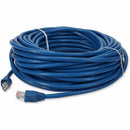 Add-on 60ft Blue Cat 6 Pvc Ethernet Cable Snagless Bubble Boot Rj-45 M/m