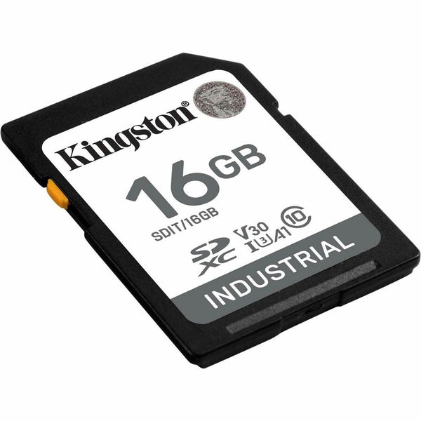 Kingston 16gb Sdhc Industrial -40c To 85c C10 Uhs-i U3 V30 A1 Pslc