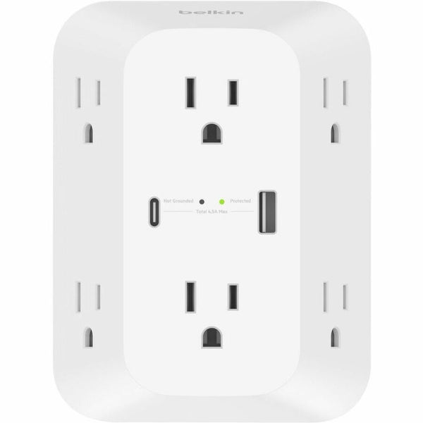 Belkin International Inc Wall Outlet Surge 6usba+1usbc