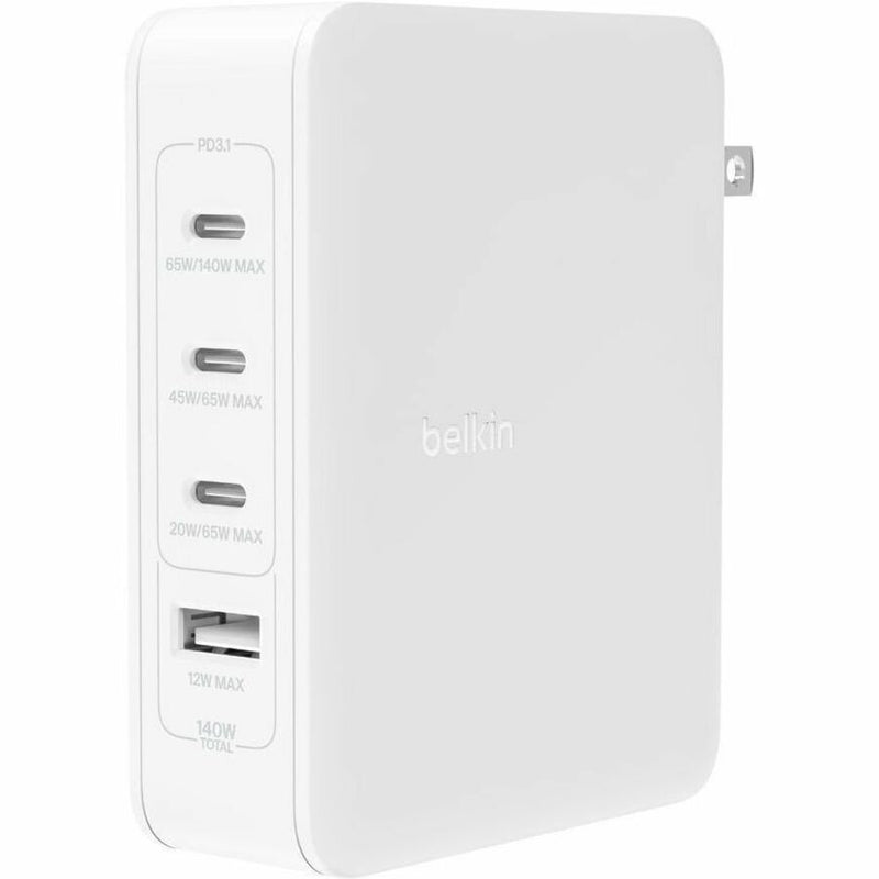 Belkin International Inc 140w 4port Gan Wall Chrgr Pd