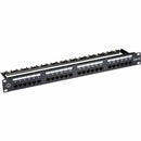 Black Box Cat6 Patch Panel - 1u, Unshielded, 24-po