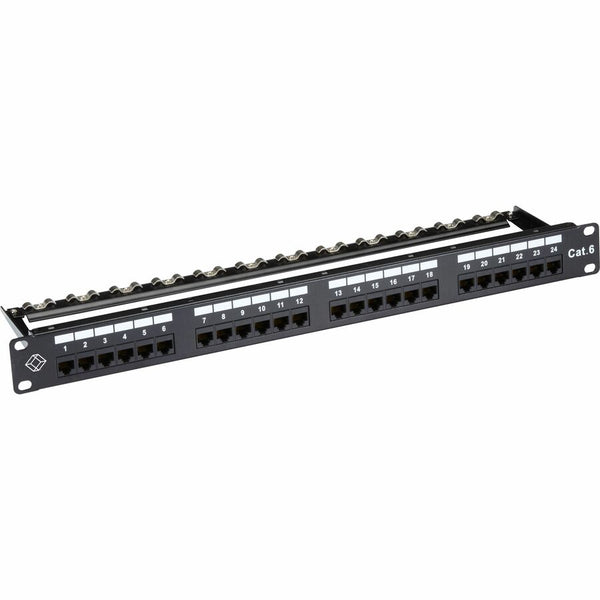Black Box Cat6 Patch Panel - 1u, Unshielded, 24-po