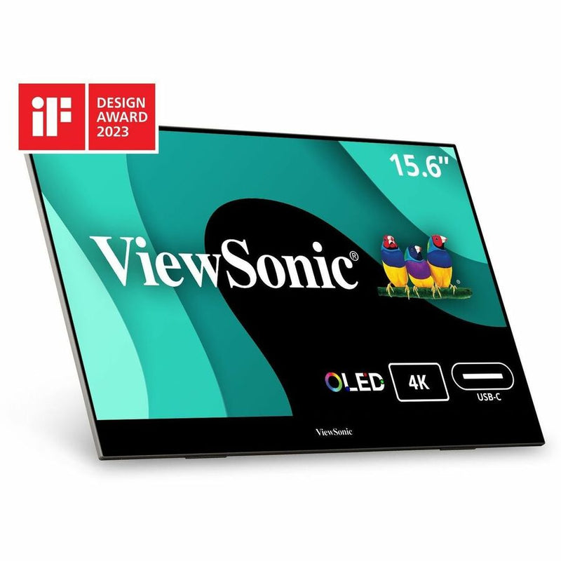 Viewsonic 15.6in Uhd Oled Portable Monitor With 60w Usb C And Mini-hdmi.