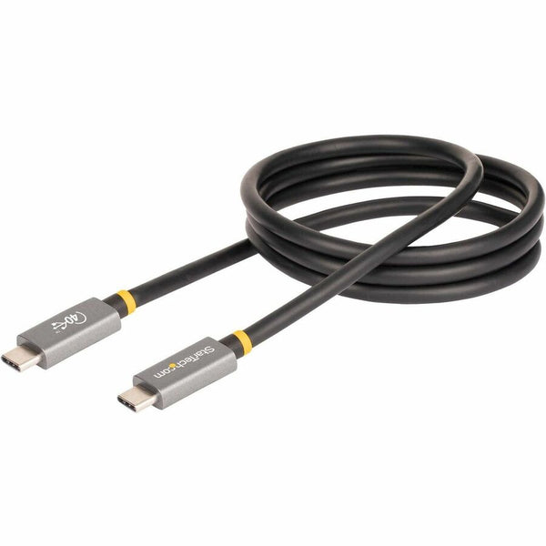 Startech 3ft (1m) Usb4 Cable, Usb-if Certified Usb-c Cable, 40 Gbps, 100w, 8k 60hz, Compa