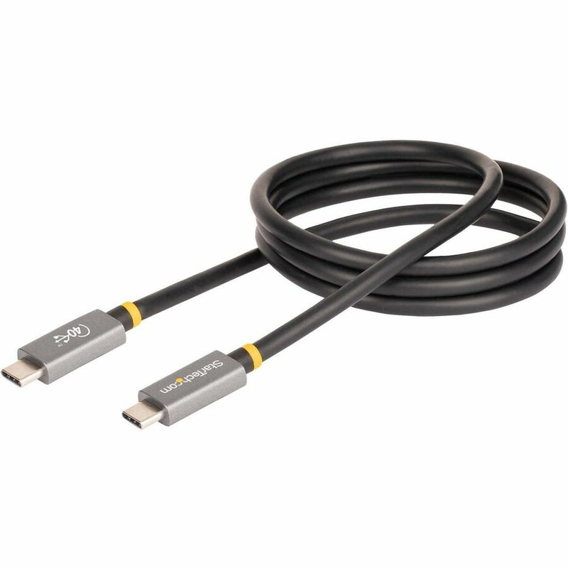 Startech 3ft (1m) Usb4 Cable, Usb-if Certified Usb-c Cable, 40 Gbps, 100w, 8k 60hz, Compa