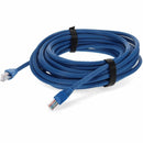 Add-on 17ft Blue Cat 6a Pvc Ethernet Cable Snagless Bubble Boot Rj-45 M/m