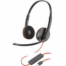 Hp Inc. Poly Blackwire 3220 Stereo Headset +usb-c/a Adapter Taa Us