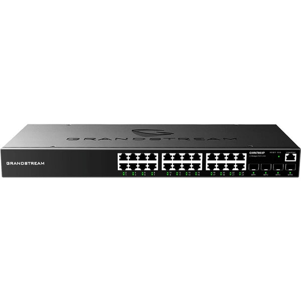 Grandstream Networks, Inc Enterprise Layer 2+ Managed Network Switch, 24 X Gige, 4 X Sfp