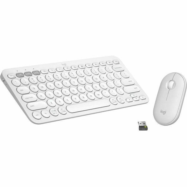 Logitech Pebble 2 Combo - Tonal White