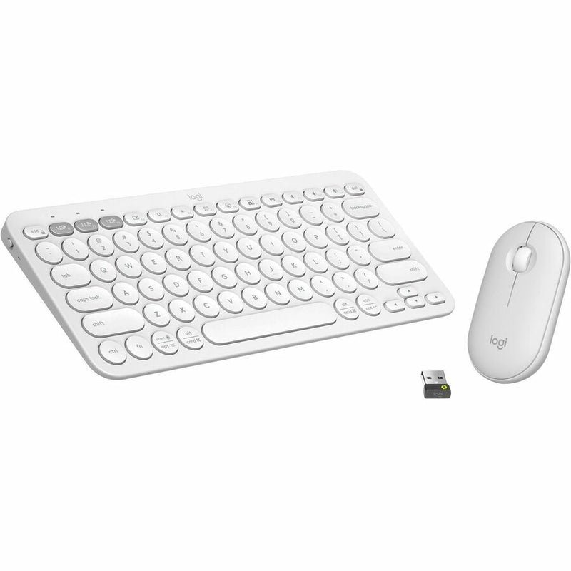 Logitech Pebble 2 Combo - Tonal White