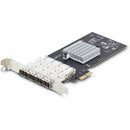 Startech 4-port Gbe Sfp Network Card, Pcie 2.0 X2 (x4, X8, X16 Compatible), Intel I350-am
