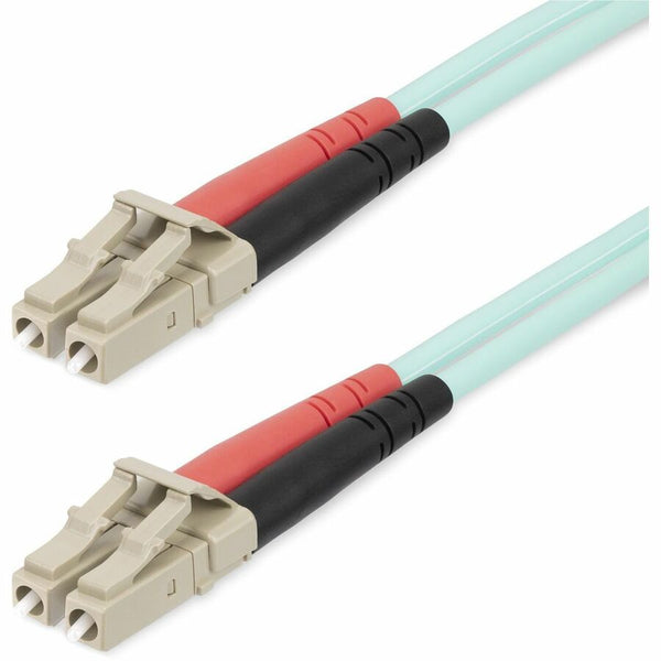 Startech 20m (65ft) Lc/upc To Lc/upc Om4 Multimode Fiber Optic Cable, 50/125m Lommf/vcsel