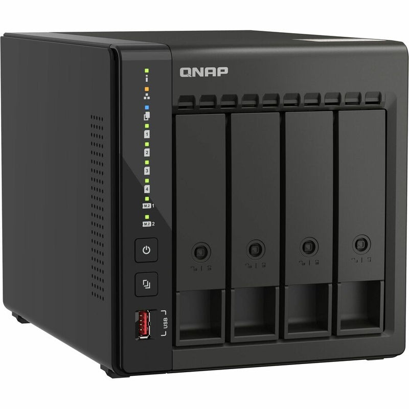 Qnap Inc Qnap 4 Bay Nvr, 8ch (max Channels 24), Vms Built-in, Ip Surveillance, Hdmi Outpu