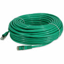 Add-on 75ft Green Cat 6 Shielded Pvc Ethernet Cable Snagless Easy Clear Boot Rj-45 M/m