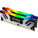 Kingston 96gb 6400mt/s Ddr5 Cl32 Dimm (kit Of 2) Fury Renegade Rgb Xmp