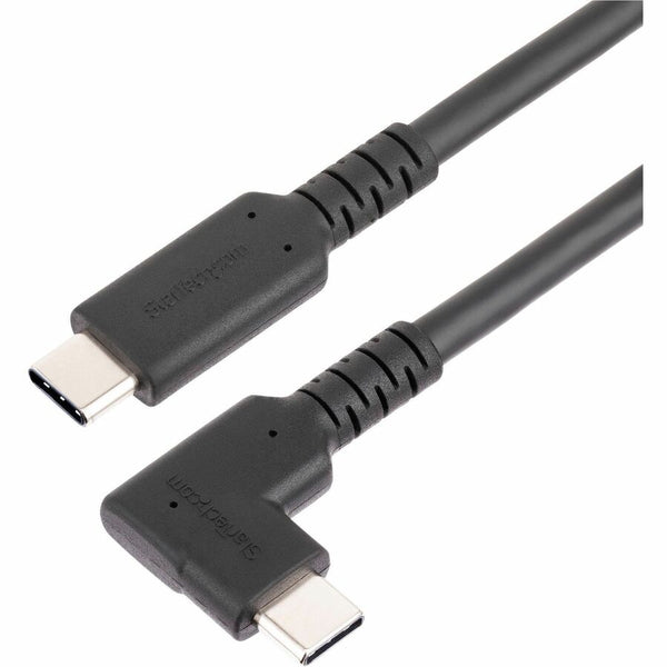 Startech 6ft (2m) Rugged Right Angle Usb-c Cable, Usb 5 Gbps, Usb C To C Data Transfer Ca