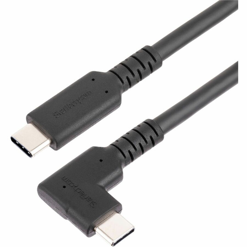 Startech 6ft (2m) Rugged Right Angle Usb-c Cable, Usb 5 Gbps, Usb C To C Data Transfer Ca