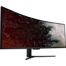 Acer America Corporation Acer Ei491cur Sbmiipphx 49in. 5120x1440 Curved Va Display, 32 09 Aspect Ratio, 2