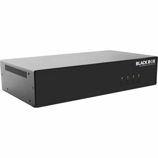 Black Box 4k60 Hdmi Dual-monitor Kvm Switch - 4 Port
