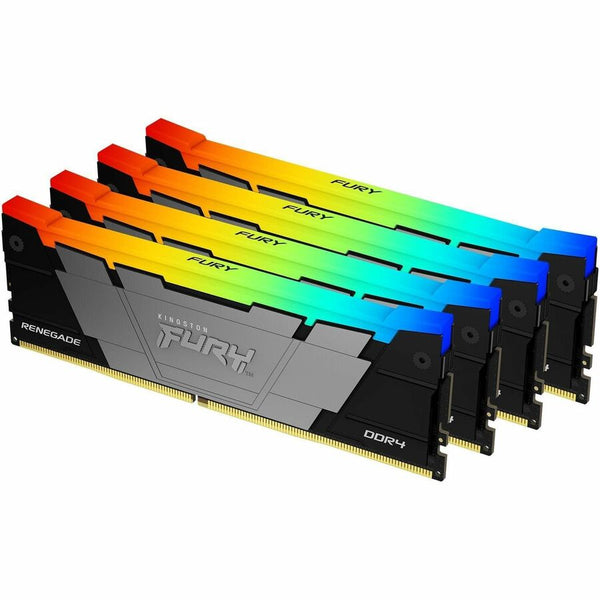 Kingston 128gb 3600mt/s Ddr4 Cl18 Dimm (kit Of 4) Fury Renegade Rgb