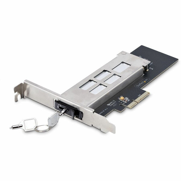 Startech M.2 Nvme Ssd To Pcie X4 Mobile Rack/backplane W/removable Tray For Pci Express E