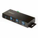 Startech 7-port Managed Usb Hub - Heavy Duty With Metal Industrial Housing, Esd & Surge P