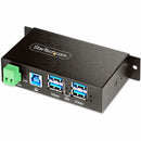 Startech 4-port Managed Usb Hub - Heavy Duty With Metal Industrial Housing, Esd & Surge P