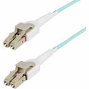 Startech 5m (15ft) Lc To Lc (upc) Om4 Switchable Fiber Optic Cable 50/125m, 100g, Toolles