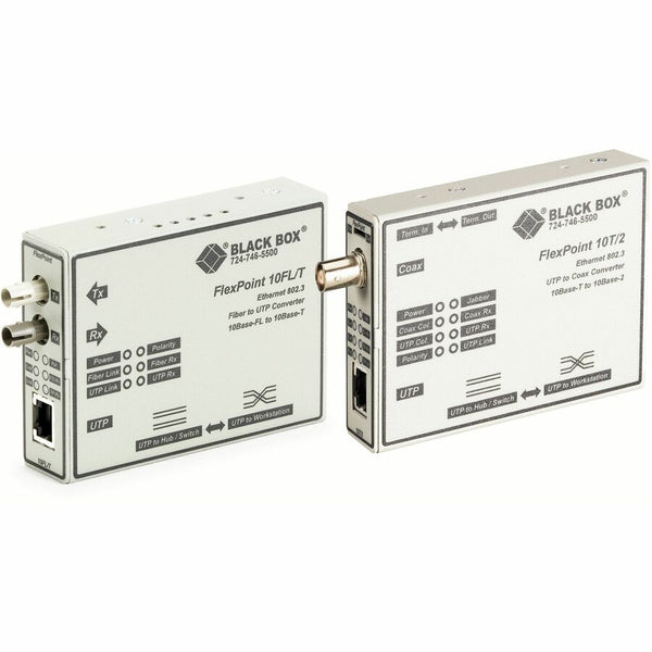 Black Box Media Converter Kit - 10base2 Coax To 10base-fl