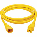 Tripp Lite Power Cord C14 To C15 15a 250v Yellow 10ft