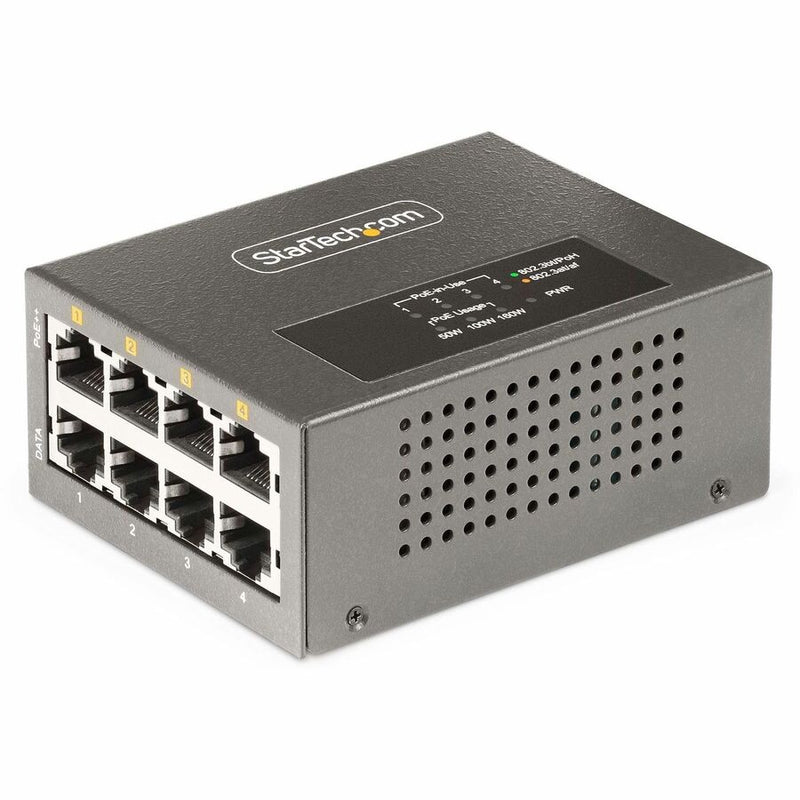 Startech 4-port Multi-gigabit Poe Injector, 5/2.5g Ethernet (nbase-t), Poe/poe+/poe++ (80
