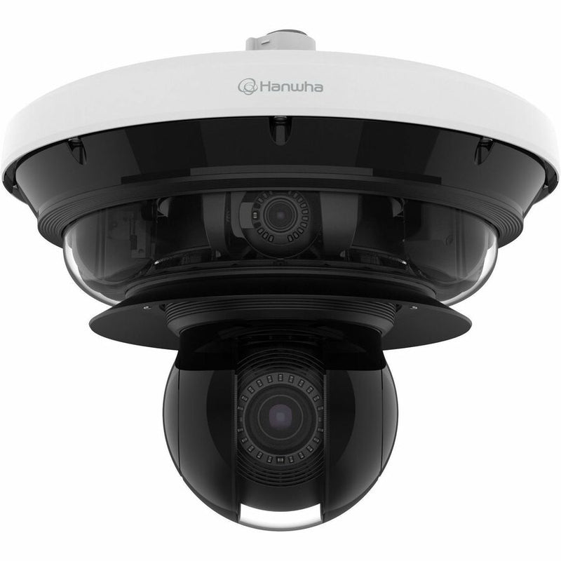 Hanwha Vision 5 Ch, Ai, Ir, Ptrz Multi-directional Outdoor Camera With Ptz / 4k X 4 Ptrz + 2mp