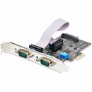 Startech 2-port Serial Pcie Card, Dual-port Pci Express To Rs232/rs422/rs485 (db9) Serial