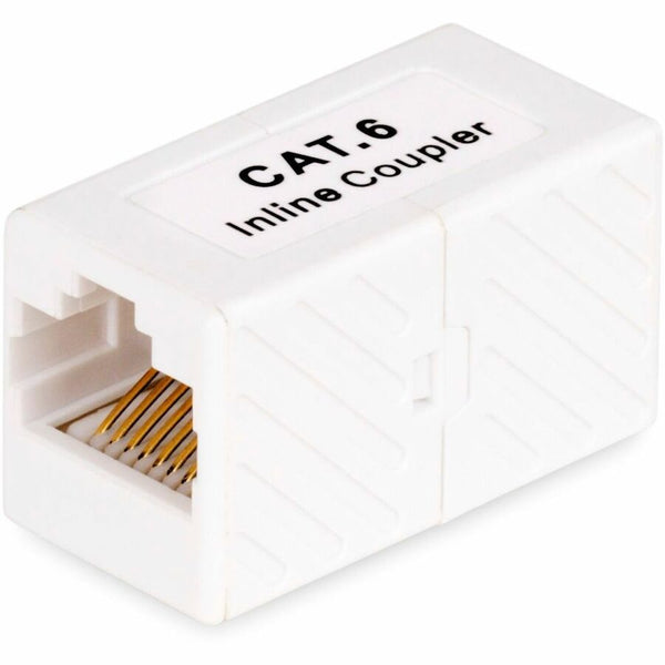 Startech Rj45 Coupler, Inline Cat6 Coupler, Female To Female (f/f) T568 Connector, Unshie