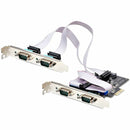 Startech 4-port Serial Pcie Card, Quad-port Pci Express To Rs232/rs422/rs485 (db9) Serial