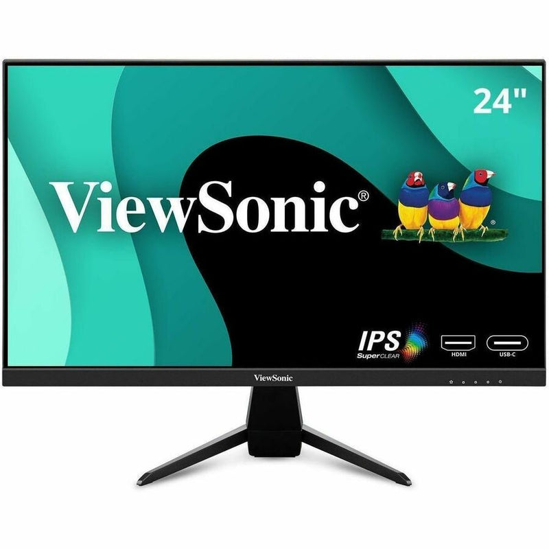 Viewsonic 24in 1080p Ips Monitor With 65w Usb C And Hdmi.