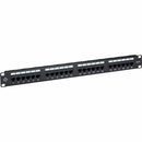 Black Box Cat6 Patch Panel, Punchdown - 1u, Unshielded, 24-port
