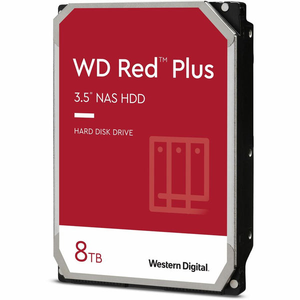 Western Digital 8tb Wd Red Plus Nas Hard Drive 3.5 Inch 5640rpm