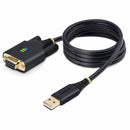Startech 3ft (1m) Usb To Null Modem Serial Adapter Cable, Com Retention, Ftdi, Usb-a To D