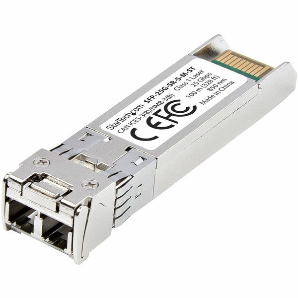 Startech Msa-compliant Sfp-25g-sr-s Sfp28 Module, 25gbps Multimode Fiber (mmf), 100m (328