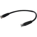 Add-on 10ft Black Cat 6 Pvc Ethernet Cable Snagless Easy Clear Boot Taa Rj-45 M/m