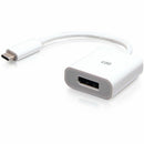 C2g Usb-c To 4k60hz Displayport Adapter Wht