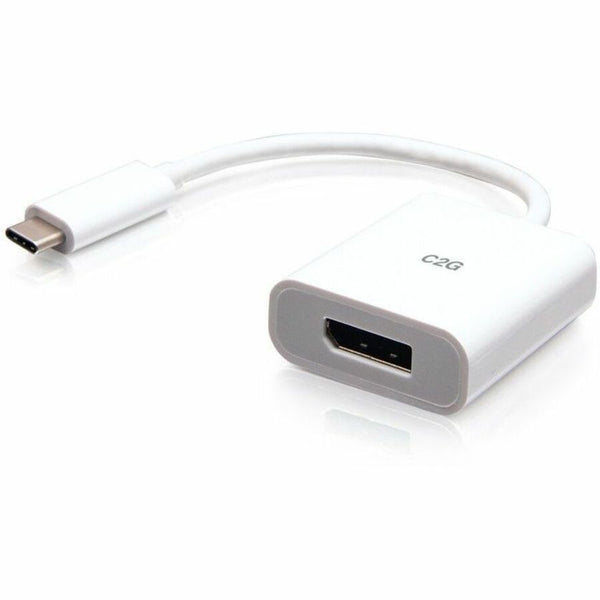 C2g Usb-c To 4k60hz Displayport Adapter Wht