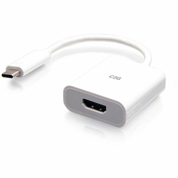 C2g Usb-c To 4k60hz Hdmi Adapter White